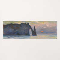 Monet - The Manneport, Cliff at Etretat, Sunset
