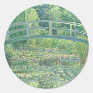 Monet the Water Lily Pond Aufkleber