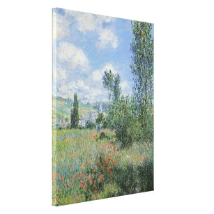 Monet Vetheuil 30x40 eingewickelte Leinwand