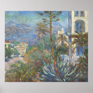 Monet - Villen in Bordighera Poster