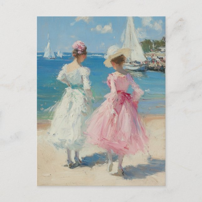 Monet Vintag Art Postkarte (Vorderseite)
