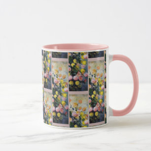 Monet Vintage blumengeschmückte Blume Tasse