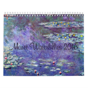 Monet Wasser-Lilien 2016 Kalender