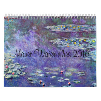 Monet Wasser-Lilien 2016 Kalender