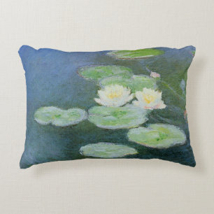 Monet - Wasser Lilien, Abend, Dekokissen