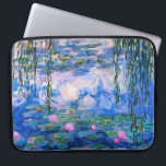 Monet Wasser-Lilien-Laptop-Hülse Laptopschutzhülle<br><div class="desc">Monet Wasser-Lilien-Laptop-Hülse. Ölmalerei auf Leinwand ab 1916. Monet malte seinen berühmten Wasserlilienteich besessen während der letzten Jahre seiner Karriere und zeichnete Inspiration vom Licht der Sonne und sein verschiebeneffekt auf das Wasser und die WasserBlumen und das Laub. Diese Malerei kennzeichnet einen vibrierenden Gebrauch von Rosa, Blues und Purpur und macht...</div>