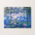 Monet Wasser-Lilien-Puzzlespiel<br><div class="desc">Monet Wasser-Lilienpuzzlespiel. Ölmalerei auf Leinwand ab 1916. Monet malte seinen berühmten Wasserlilienteich besessen während der letzten Jahre seiner Karriere und zeichnete Inspiration vom Licht der Sonne und sein verschiebeneffekt auf das Wasser und die WasserBlumen und das Laub. Diese Malerei kennzeichnet einen vibrierenden Gebrauch von Rosa, Blues und Purpur und macht...</div>