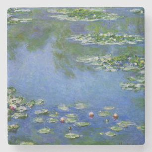 Monet Wasser-Lilien-schöne Kunst (1906) Steinuntersetzer