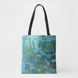 MONET Wasser-Lilien Tasche