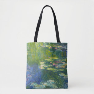 Monet Wasser-Lilien-Taschen-Tasche ganz über Druc Tasche
