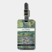 Monet - Wasserlilie, grüne Harmonie - QR-Code