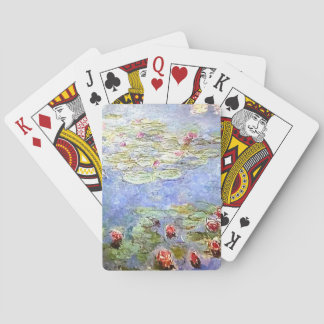 Monet "Water Lilien" Fahrradkarten Spielkarten