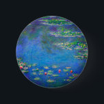Monet Water Lilies 1906 Button<br><div class="desc">Button mit Claude Monets Ölgemälde Water Lilies (1906). Ein ruhiges Stillleben des Zusammenspiels von Licht und Reflexion auf schönen Seerosen in einem Teich. Ein großartiges Geschenk für Fans von Impressionismus und französischer Kunst.</div>