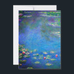 Monet Water Lilies 1906 Einladung<br><div class="desc">Karte mit Claude Monets Ölgemälde Water Lilies (1906). Ein ruhiges Stillleben des Zusammenspiels von Licht und Reflexion auf schönen Seerosen in einem Teich. Ein großartiges Geschenk für Fans von Impressionismus und französischer Kunst.</div>