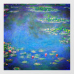Monet Water Lilies 1906 Fensteraufkleber<br><div class="desc">Fensterklammer mit Claude Monets Ölgemälde Water Lilies (1906). Ein ruhiges Stillleben des Zusammenspiels von Licht und Reflexion auf schönen Seerosen in einem Teich. Ein großartiges Geschenk für Fans von Impressionismus und französischer Kunst.</div>