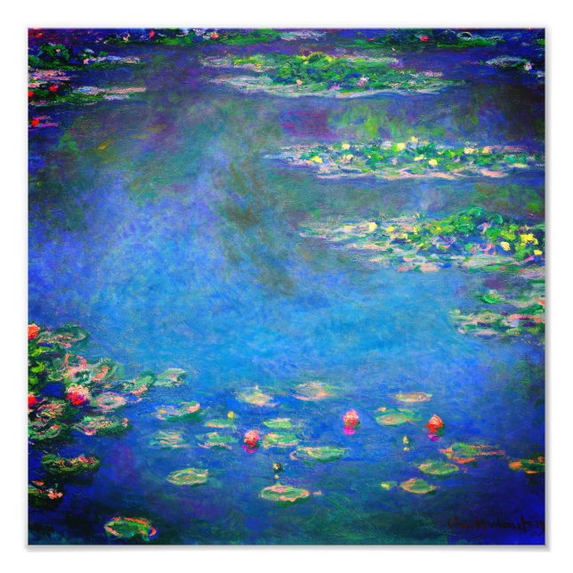 Monet Water Lilies 1906 Fotodruck (Vorne)