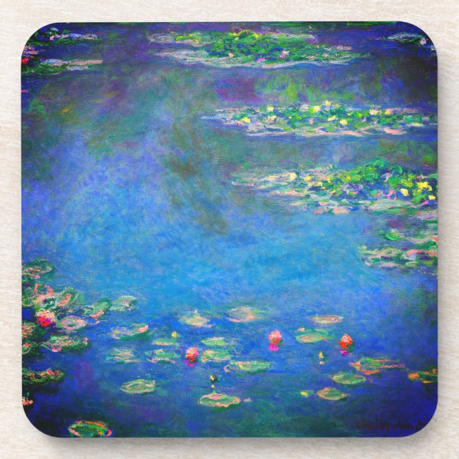 Monet Water Lilies 1906 Getränkeuntersetzer (Vorderseite)