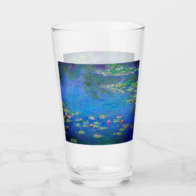 Monet Water Lilies 1906 Glas (Vorderseite)