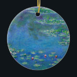 Monet Water Lilies 1906 Keramik Ornament<br><div class="desc">Ornament mit Claude Monets Ölgemälde Water Lilies (1906). Ein ruhiges Stillleben des Zusammenspiels von Licht und Reflexion auf schönen Seerosen in einem Teich. Ein großartiges Geschenk für Fans von Impressionismus und französischer Kunst.</div>