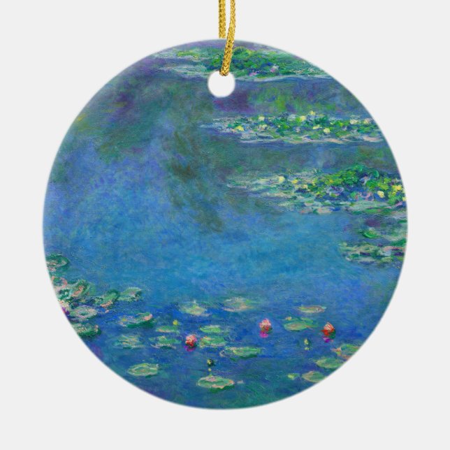 Monet Water Lilies 1906 Keramik Ornament (Vorne)