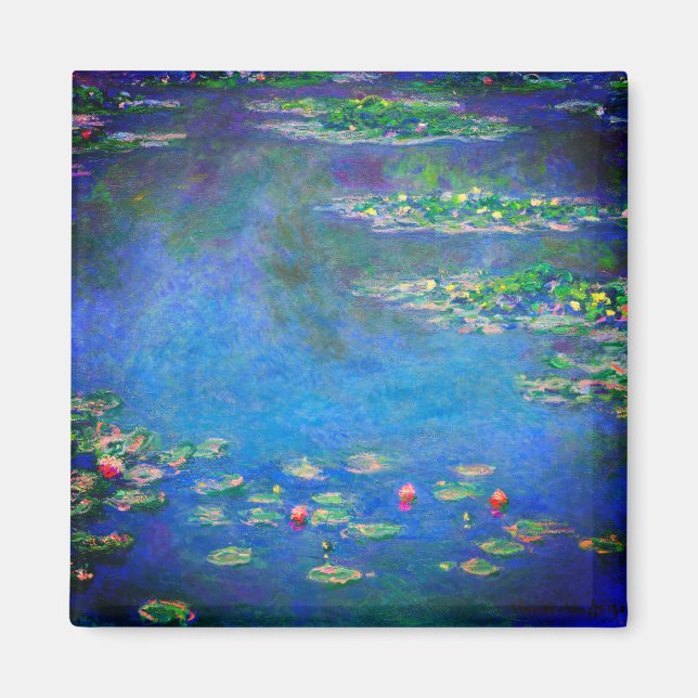 Monet Water Lilies 1906 Magnet (Vorne)