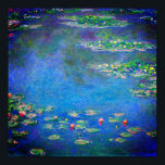 Monet Water Lilies 1906 Poster<br><div class="desc">Poster mit Claude Monets Ölgemälde Water Lilies (1906). Ein ruhiges Stillleben des Zusammenspiels von Licht und Reflexion auf schönen Seerosen in einem Teich. Ein großartiges Geschenk für Fans von Impressionismus und französischer Kunst.</div>