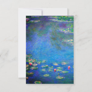 Monet Water Lilies 1906 RSVP Karte
