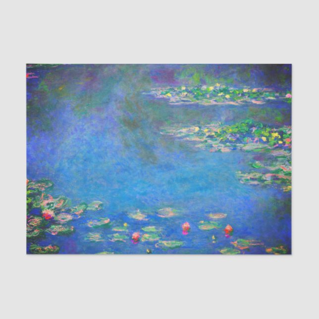 Monet Water Lilies 1906 Seidenpapier (Vorderseite)