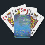 Monet Water Lilies 1906 Spielkarten<br><div class="desc">Karten spielen mit Claude Monets Ölgemälde Water Lilies (1906). Ein ruhiges Stillleben des Zusammenspiels von Licht und Reflexion auf schönen Seerosen in einem Teich. Ein großartiges Geschenk für Fans von Impressionismus und französischer Kunst.</div>