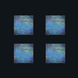 Monet Water Lilies 1906 Steinmagnet<br><div class="desc">Stone Magnet mit Claude Monets Ölgemälde Water Lilies (1906). Ein ruhiges Stillleben des Zusammenspiels von Licht und Reflexion auf schönen Seerosen in einem Teich. Ein großartiges Geschenk für Fans von Impressionismus und französischer Kunst.</div>