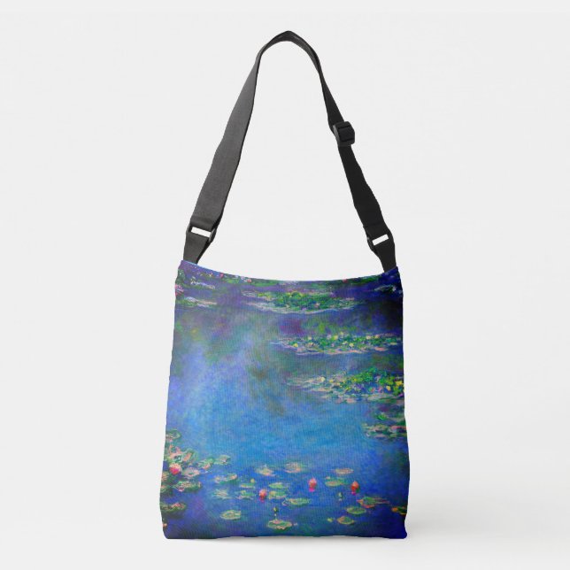 Monet Water Lilies 1906 Tragetaschen Mit Langen Trägern (Vorderseite)