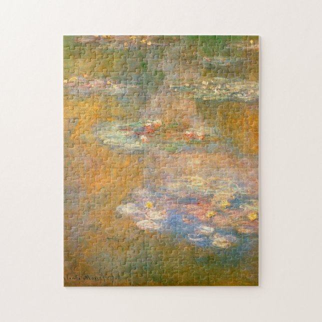 Monet Water Lilies 1908 Kunst und Kultur (Vertikal)