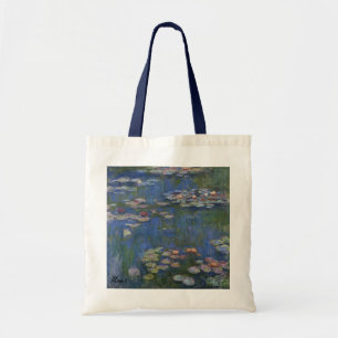 MONET Water Lilies 1916 Sacs fourre-tout poignées