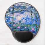 Monet, Water Lilies, 1919, Gel Mousepad<br><div class="desc">Water Lilies, 1919, berühmtes Gemälde des Impressionisten Claude Monet</div>