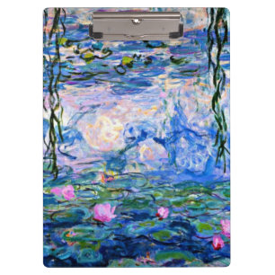 Monet - Water Lilies, 1919 Klemmbrett