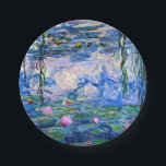 Monet - Water Lilies, 1919 Pappteller<br><div class="desc">Claude Monet 1919 Gemälde, Water Lilies</div>