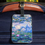Monet - Water Lilies, 1919, pink, Gepäckanhänger<br><div class="desc">Claude Monet's 1919 painting,  Water LIlies (pink).</div>