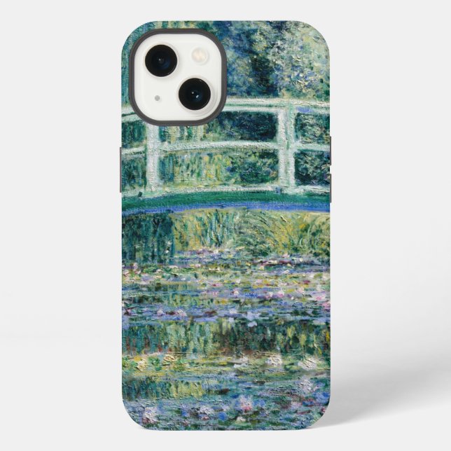 Monet - Water Lilies and Japanese Bridge, iPhone Hülle (Rückseite)