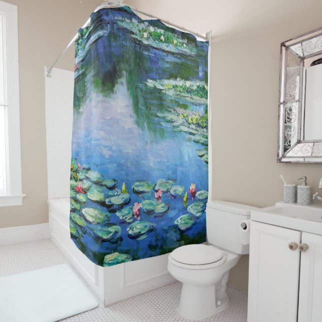 Monet Water Lilies Duschvorhang (Beispiel)