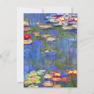 Monet Water Lilies Einladung