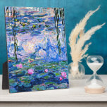 Monet - Water Lilies Fotoplatte<br><div class="desc">Claude Monets berühmtes Gemälde, Water Lilies (rosa/rot)</div>