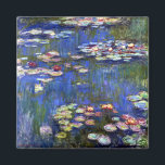 Monet Water Lilies Magnet<br><div class="desc">"Water Lilies" ist ein Ölgemälde des französischen Impressionisten Claude Monet aus dem Jahr 1916,  in dem er eines von hunderten seiner Seerosenteich-Gemälde von seiner Zuhause in Giverny,  Frankreich,  zeigt.</div>