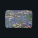 Monet Water Lilies Masterpiece Malerei Badematte<br><div class="desc">Monet Water Lilies - Dieses klassische Monet Gemälde wurde 1916 von Claude Monet gemalt. Es ist Teil seiner berühmten Wasserliliensammlung,  wo er in seinem Garten in Giverney,  Frankreich malt. Ein Meisterwerk.</div>