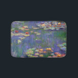 Monet Water Lilies Masterpiece Malerei Badematte<br><div class="desc">Monet Water Lilies - Dieses klassische Monet Gemälde wurde 1916 von Claude Monet gemalt. Es ist Teil seiner berühmten Wasserliliensammlung, wo er in seinem Garten in Giverney, Frankreich malt. Ein Meisterwerk.</div>