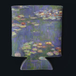 Monet Water Lilies Masterpiece Malerei Dosenkühler<br><div class="desc">Monet Water Lilies - Dieses klassische Monet Gemälde wurde 1916 von Claude Monet gemalt. Es ist Teil seiner berühmten Wasserliliensammlung,  wo er in seinem Garten in Giverney,  Frankreich malt. Ein Meisterwerk.</div>