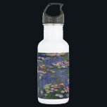 Monet Water Lilies Masterpiece Malerei Edelstahlflasche<br><div class="desc">Monet Water Lilies - Dieses klassische Monet Gemälde wurde 1916 von Claude Monet gemalt. Es ist Teil seiner berühmten Wasserliliensammlung, wo er in seinem Garten in Giverney, Frankreich malt. Ein Meisterwerk.</div>
