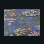 Monet Water Lilies Masterpiece Malerei Fußmatte<br><div class="desc">Monet Water Lilies - Dieses klassische Monet Gemälde wurde 1916 von Claude Monet gemalt. Es ist Teil seiner berühmten Wasserliliensammlung, wo er in seinem Garten in Giverney, Frankreich malt. Ein Meisterwerk.</div>