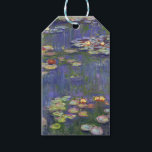 Monet Water Lilies Masterpiece Malerei Geschenkanhänger<br><div class="desc">Monet Water Lilies - Dieses klassische Monet Gemälde wurde 1916 von Claude Monet gemalt. Es ist Teil seiner berühmten Wasserliliensammlung,  wo er in seinem Garten in Giverney,  Frankreich malt. Ein Meisterwerk.</div>