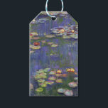 Monet Water Lilies Masterpiece Malerei Geschenkanhänger<br><div class="desc">Monet Water Lilies - Dieses klassische Monet Gemälde wurde 1916 von Claude Monet gemalt. Es ist Teil seiner berühmten Wasserliliensammlung,  wo er in seinem Garten in Giverney,  Frankreich malt. Ein Meisterwerk.</div>