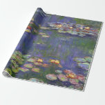 Monet Water Lilies Masterpiece Malerei Geschenkpapier<br><div class="desc">Monet Water Lilies - Dieses klassische Monet Gemälde wurde 1916 von Claude Monet gemalt. Es ist Teil seiner berühmten Wasserliliensammlung,  wo er in seinem Garten in Giverney,  Frankreich malt. Ein Meisterwerk.</div>